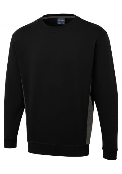 Uneek Two Tone Crew New Sweatshirt