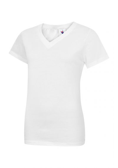 Uneek Ladies' Classic V Neck T Shirt