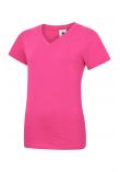 Uneek Ladies' Classic V Neck T Shirt