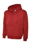 Uneek Adults Classic Full Zip Hooded Sweatshirt