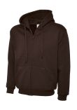 Uneek Adults Classic Full Zip Hooded Sweatshirt