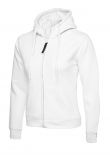 Uneek Ladies' Classic Full Zip Hooded Sweatshirt
