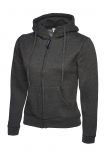 Uneek Ladies' Classic Full Zip Hooded Sweatshirt