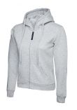 Uneek Ladies' Classic Full Zip Hooded Sweatshirt