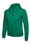 Uneek Ladies' Classic Full Zip Hooded Sweatshirt