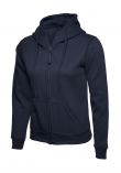 Uneek Ladies' Classic Full Zip Hooded Sweatshirt
