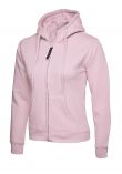 Uneek Ladies' Classic Full Zip Hooded Sweatshirt
