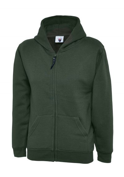 Uneek Children's Classic Full Zip Hooded Sweatshirt