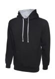 Uneek Contrast Hooded Sweatshirt