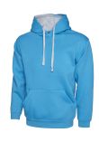 Uneek Contrast Hooded Sweatshirt