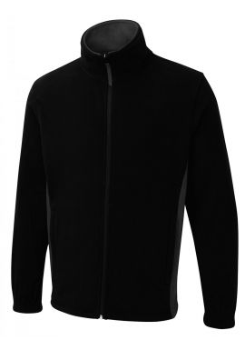 Uneek Two Tone Full Zip Fleece Jacket