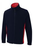 Uneek Two Tone Full Zip Fleece Jacket