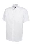 Uneek Men's Pinpoint Oxford Half Sleeve Shirt