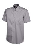 Uneek Men's Pinpoint Oxford Half Sleeve Shirt