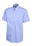 Uneek Men's Pinpoint Oxford Half Sleeve Shirt