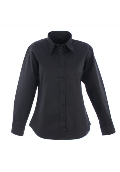 Uneek Ladies' Pinpoint Oxford Full Sleeve Shirt