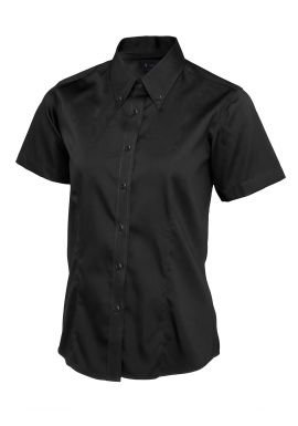 Uneek Ladies' Pinpoint Oxford Half Sleeve Shirt