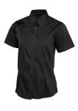 Uneek Ladies' Pinpoint Oxford Half Sleeve Shirt