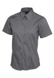 Uneek Ladies' Pinpoint Oxford Half Sleeve Shirt
