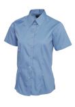 Uneek Ladies' Pinpoint Oxford Half Sleeve Shirt