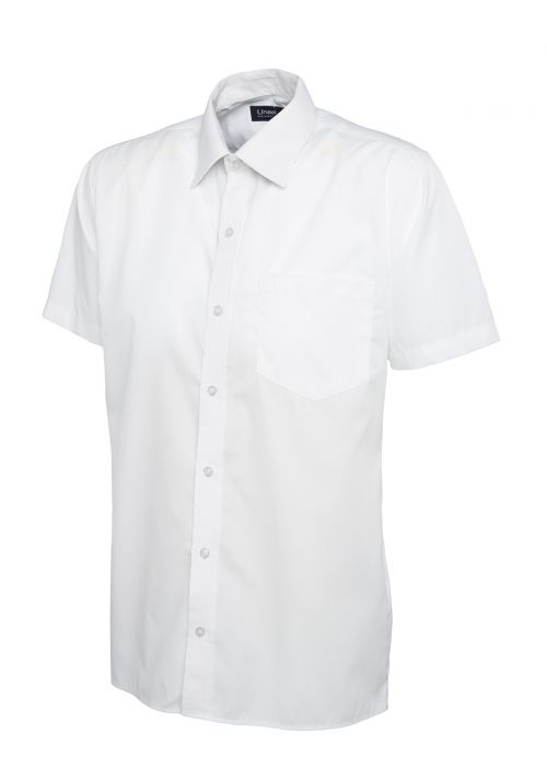 Uneek Men's Poplin Half Sleeve Shirt