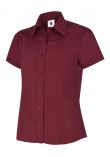 Uneek Ladies' Poplin Half Sleeve Shirt