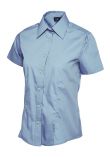 Uneek Ladies' Poplin Half Sleeve Shirt
