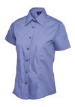 Uneek Ladies' Poplin Half Sleeve Shirt
