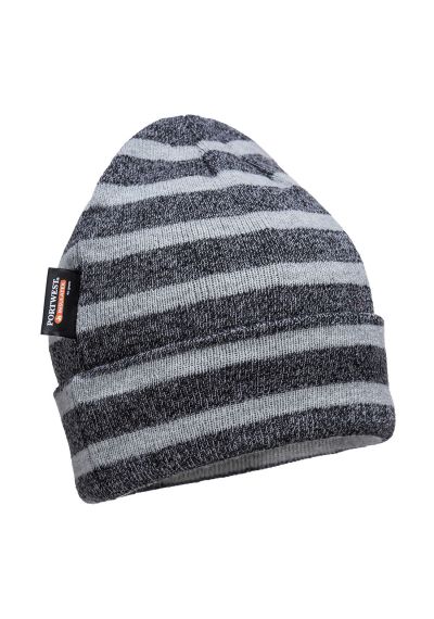 Portwest Striped Insulated Knit Cap, Insulatex Lined