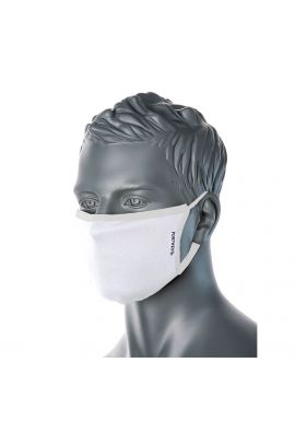 Portwest 3-Ply Anti-Microbial Fabric Face Mask (Pack of 25)