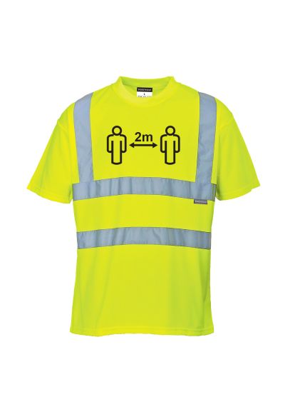 Portwest Social Distance Hi-Vis T-Shirt