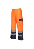 Portwest Hi-Vis Contrast Trouser - Lined