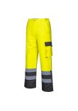 Portwest Hi-Vis Contrast Trouser - Lined