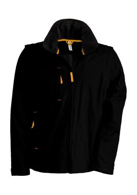 Kariban Score contrast detachable sleeve blouson jacket