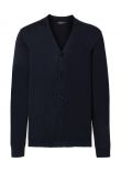 Russell Collection V-neck knitted cardigan