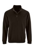 SOL'S Stan Contrast Zip Neck Sweatshirt