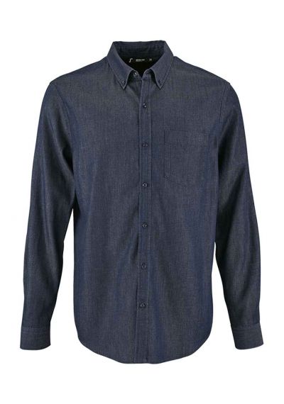 SOL'S Barry Long Sleeve Denim Shirt