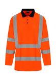 Pro RTX High Visibility Long Sleeve Polo Shirt