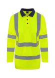Pro RTX High Visibility Long Sleeve Polo Shirt