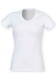 SF Ladies Feel Good Stretch V Neck T-Shirt