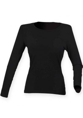 SF Ladies Feel Good Long Sleeve Stretch T-Shirt