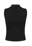 SF Ladies High Neck Crop Vest