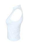 SF Ladies High Neck Crop Vest