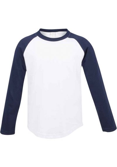 SF Minni Kids Long Sleeve Baseball T-Shirt