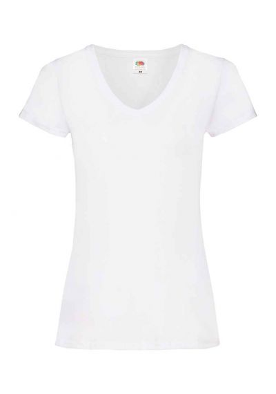 Fruit of the Loom Lady Fit Value V Neck T-Shirt