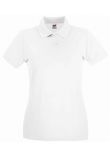 Fruit of the Loom Lady-Fit Premium Cotton Piqué Polo Shirt