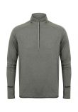 Tombo Long Sleeve Zip Neck Performance Top