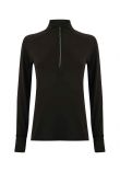 Tombo Ladies Long Sleeve Zip Neck Performance Top