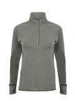 Tombo Ladies Long Sleeve Zip Neck Performance Top