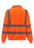 Yoko Hi-Vis Zip Neck Sweatshirt